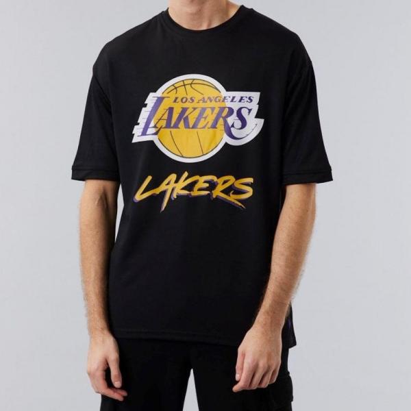 NBA SCRIPT MESH TEE LOSLAK  BLKTRP