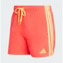Bañador ADIDAS 5-Inch 3 bandas KB2766  DETALLE LOGO