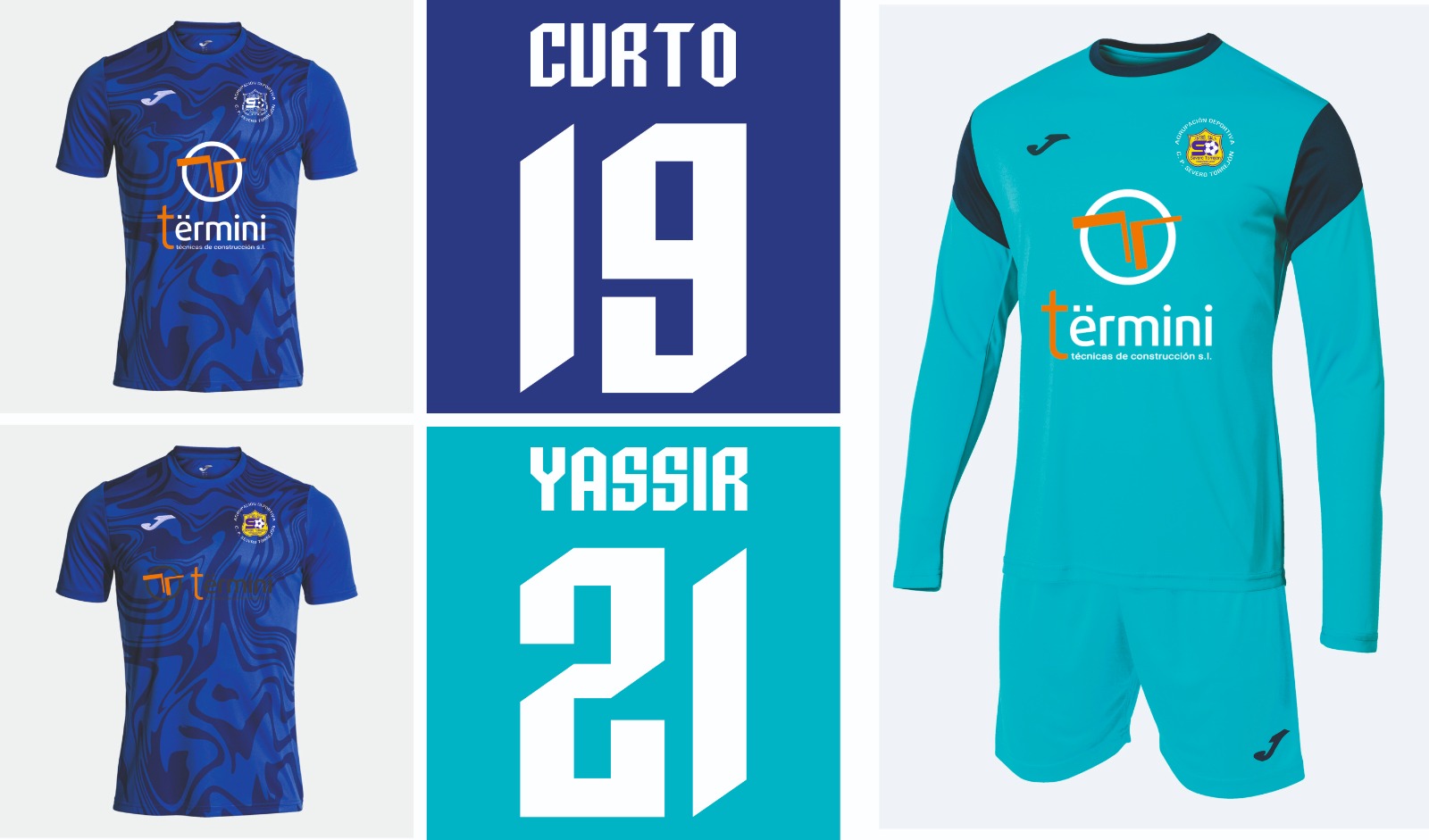 Equipación club deportivo personalizada Torrejón